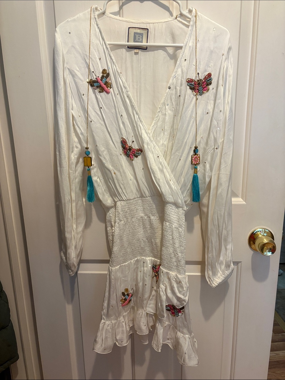 {Bell by Alicia Bell} Beaded Bug Butterfly Dress